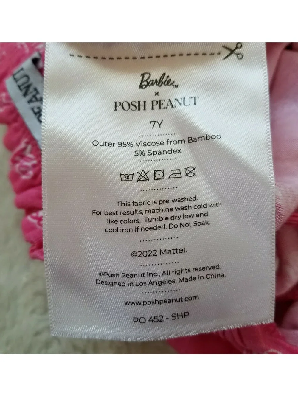 Posh Peanut Barbie Girl's Jumpsuit